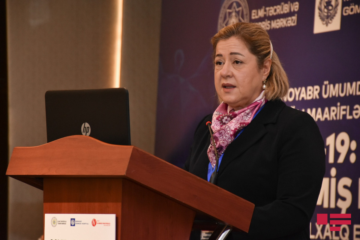 head of Representation of the World Health Organization (WHO) in Azerbaijan Hande Harmanci
