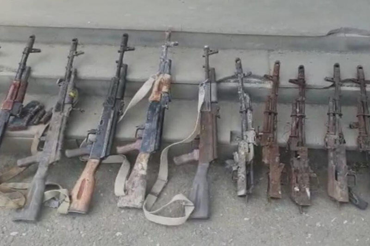 MIA reveals number of weaponry left by enemy in Aghdam