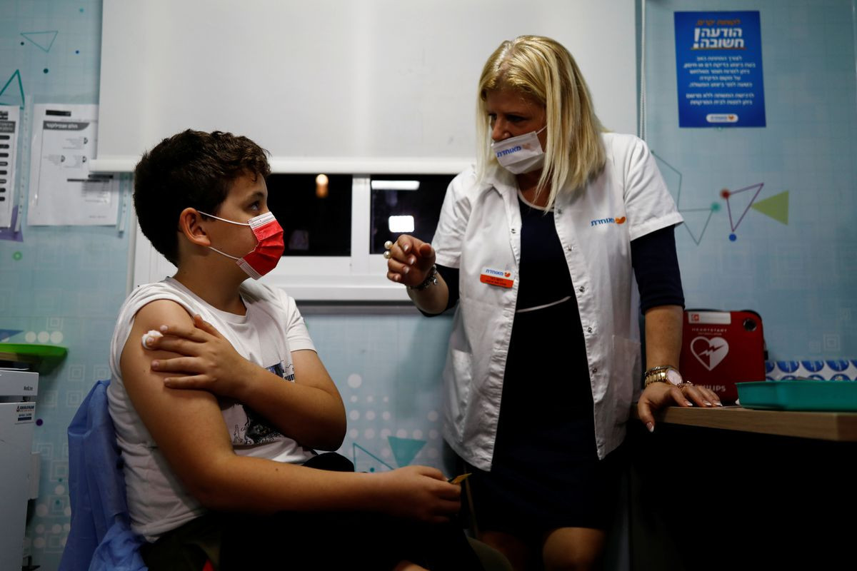 Israel starts vaccinating young children as coronavirus cases rise