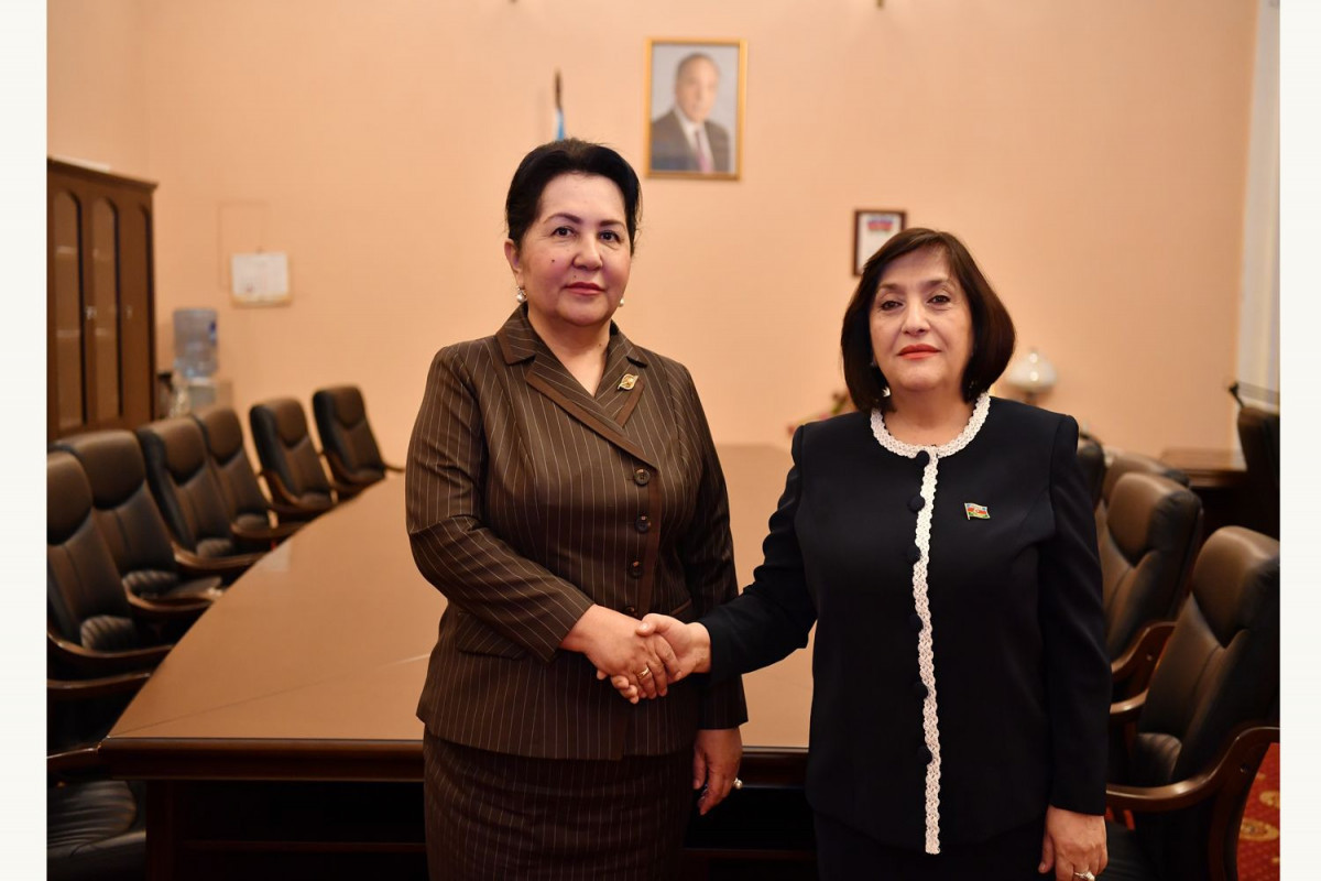 Chair of Milli Majlis meets Chair of Uzbekistan Oliy Majlis Senate