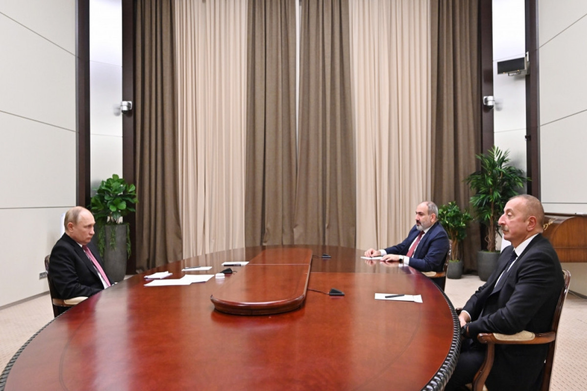Russian President Vladimir Putin, Azerbaijani President Ilham Aliyev