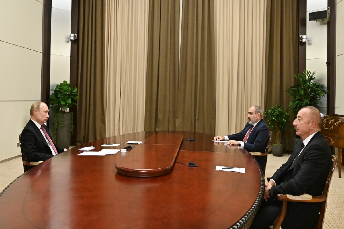 Russian President Vladimir Putin, Azerbaijani President Ilham Aliyev