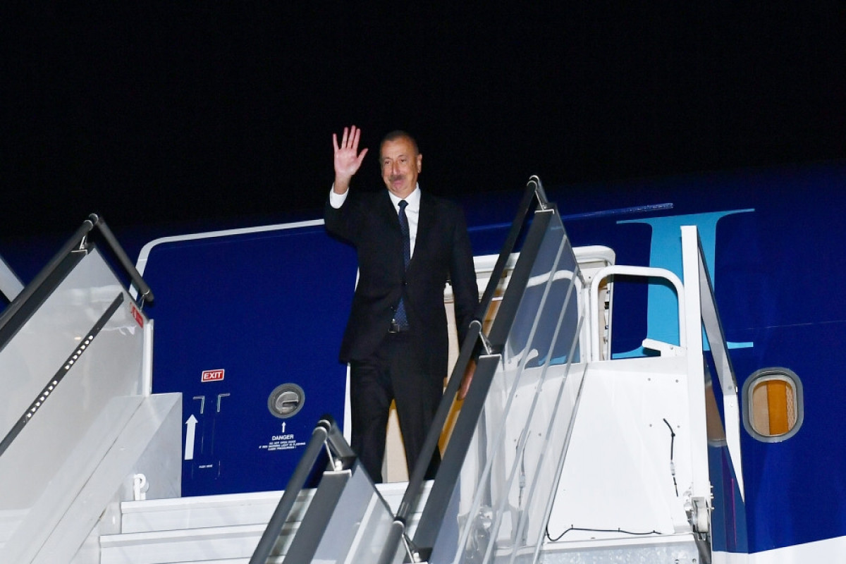 President Ilham Aliyev ended his working visit to Sochi