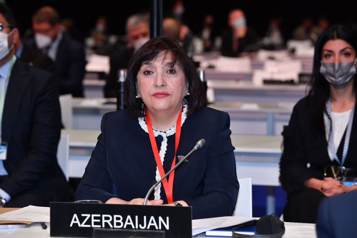 Chair of Milli Majlis Sahiba Gafarova Speaks at 143rd IPU Assembly
