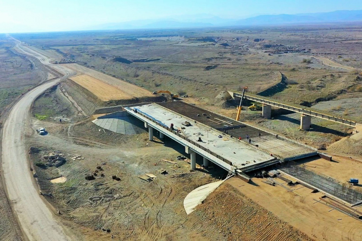 Construction of Barda-Aghdam highway