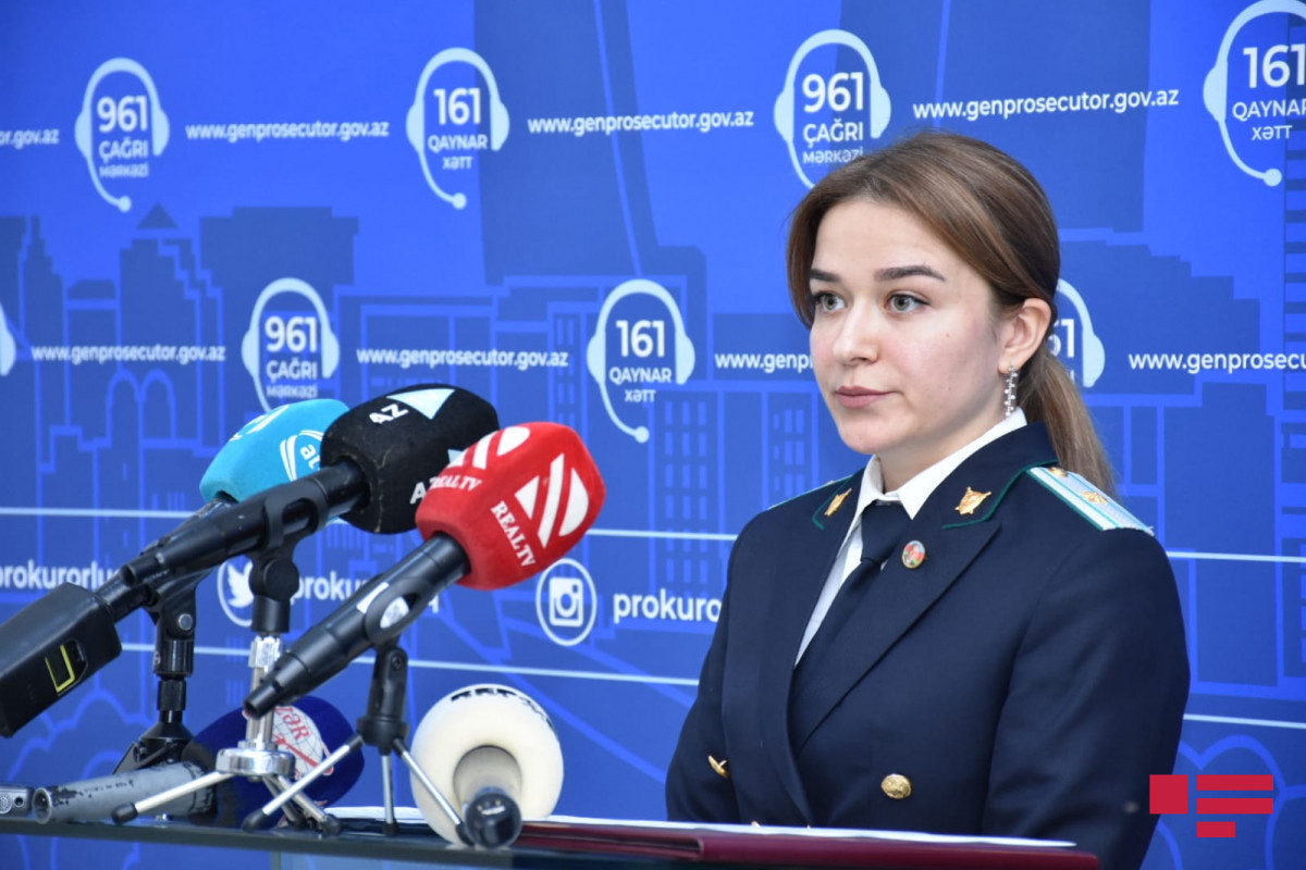 head of press service of the Prosecutor General's Office Gunay Salimzade