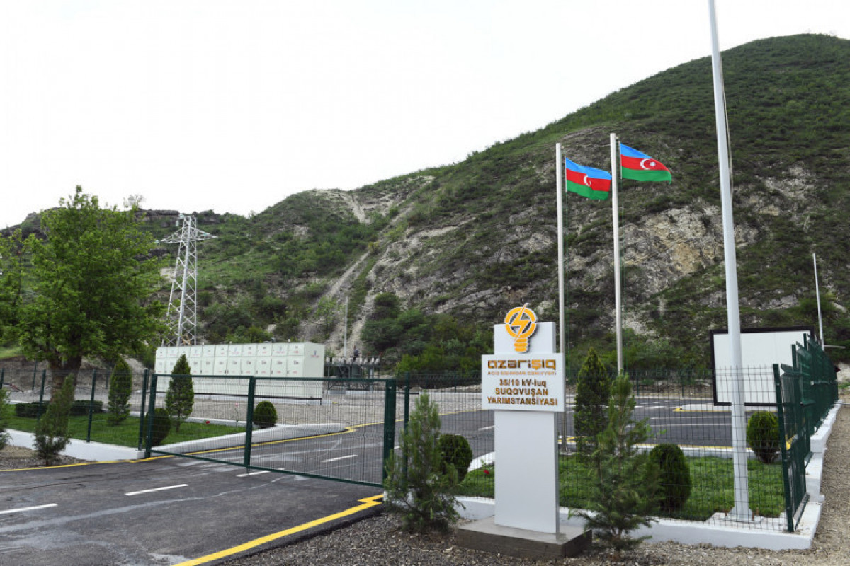 Head of state raised Azerbaijan Flag in Talish village and Sugovushan settlemen