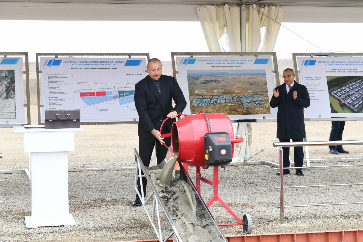 President Ilham Aliyev, and Mikayil Jabbarov