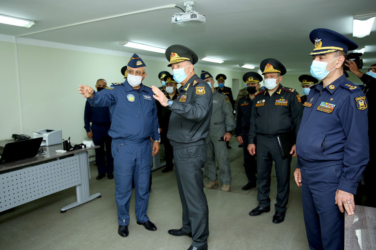 Chief of General Staff of Azerbaijan visits Central Command Station and Satellite Communication Management Center of Air Forces