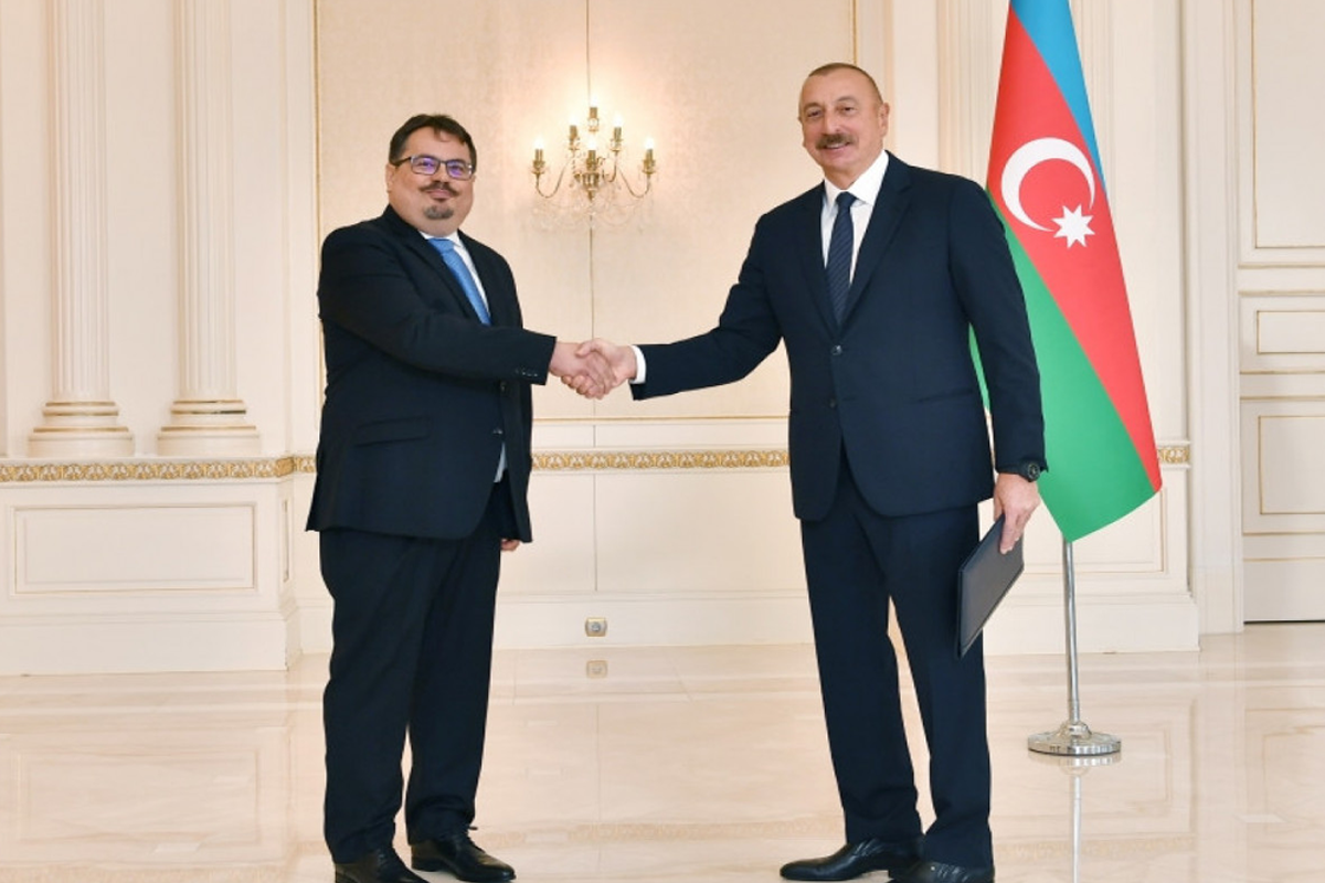 Ilham Aliyev and Peter Michalko