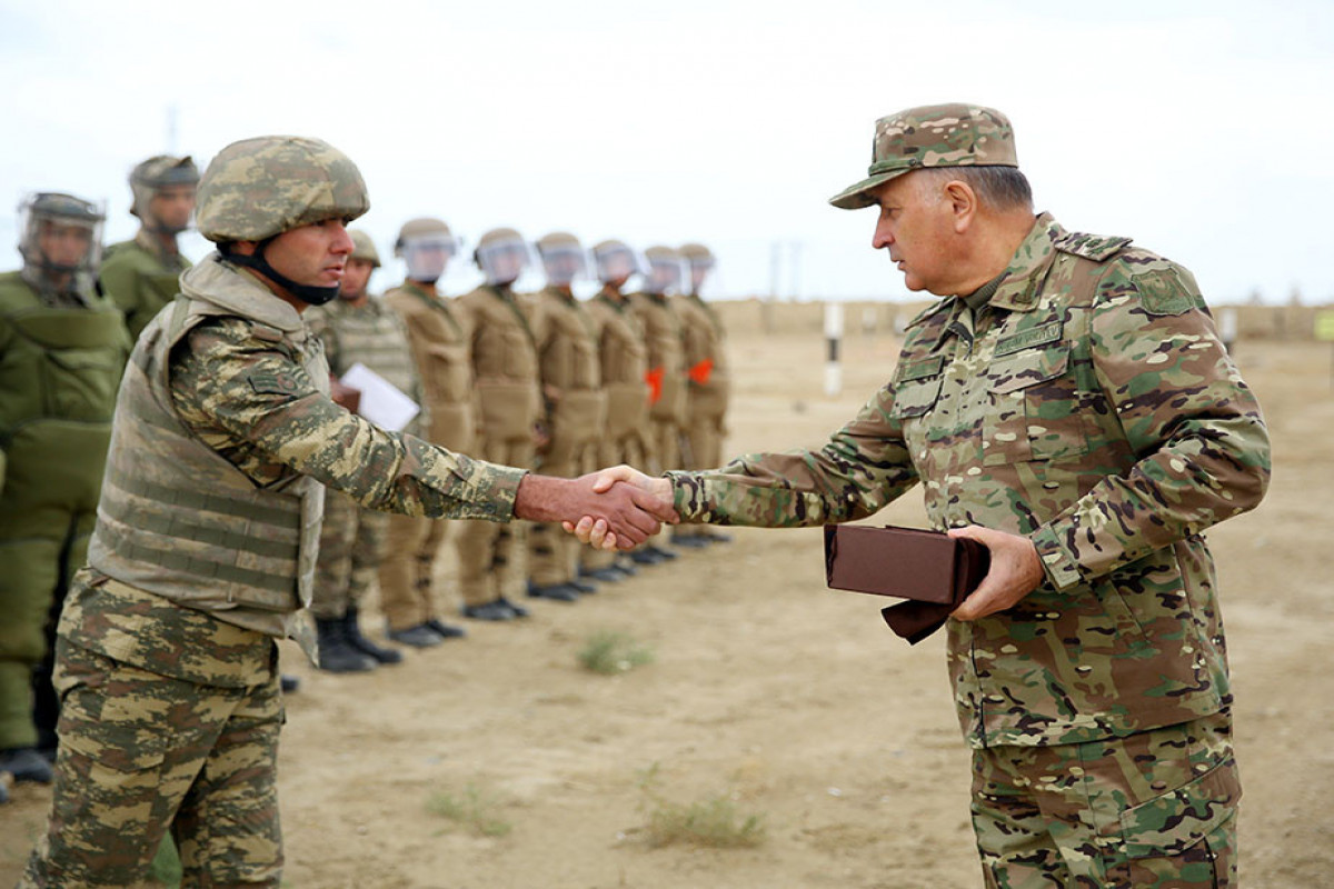 Chief of Staff of the Azerbaijan Army visited the military units of the engineer-sapper troops