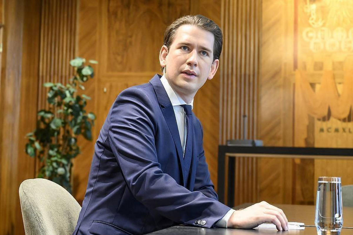 Austrian Chancellor Sebastian Kurz