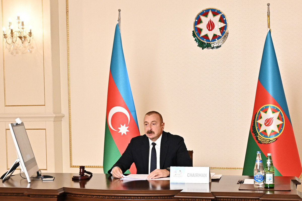 Azerbaijani President Ilham Aliyev