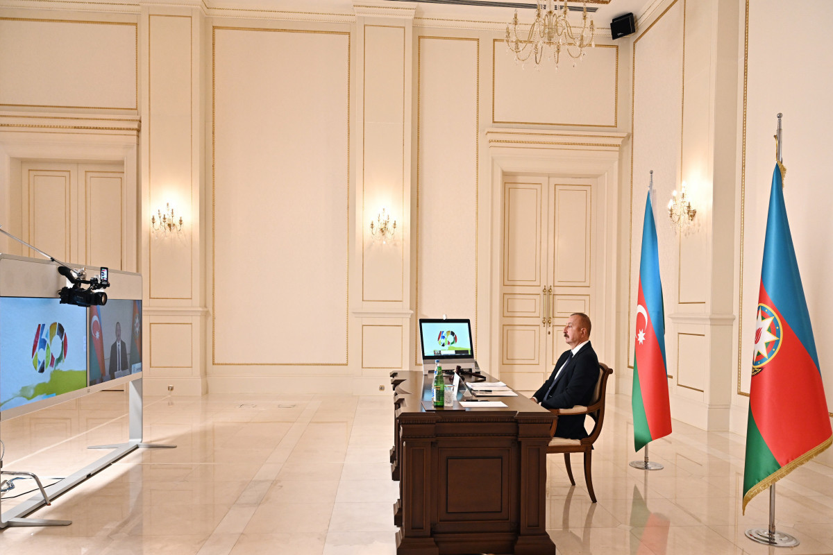 Azerbaijani President Ilham Aliyev