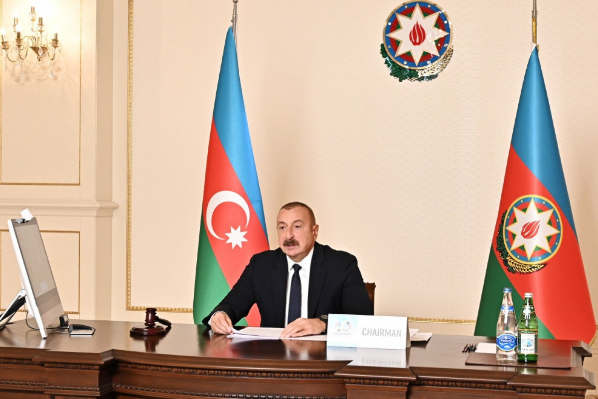 Azerbaijani President Ilham Aliyev