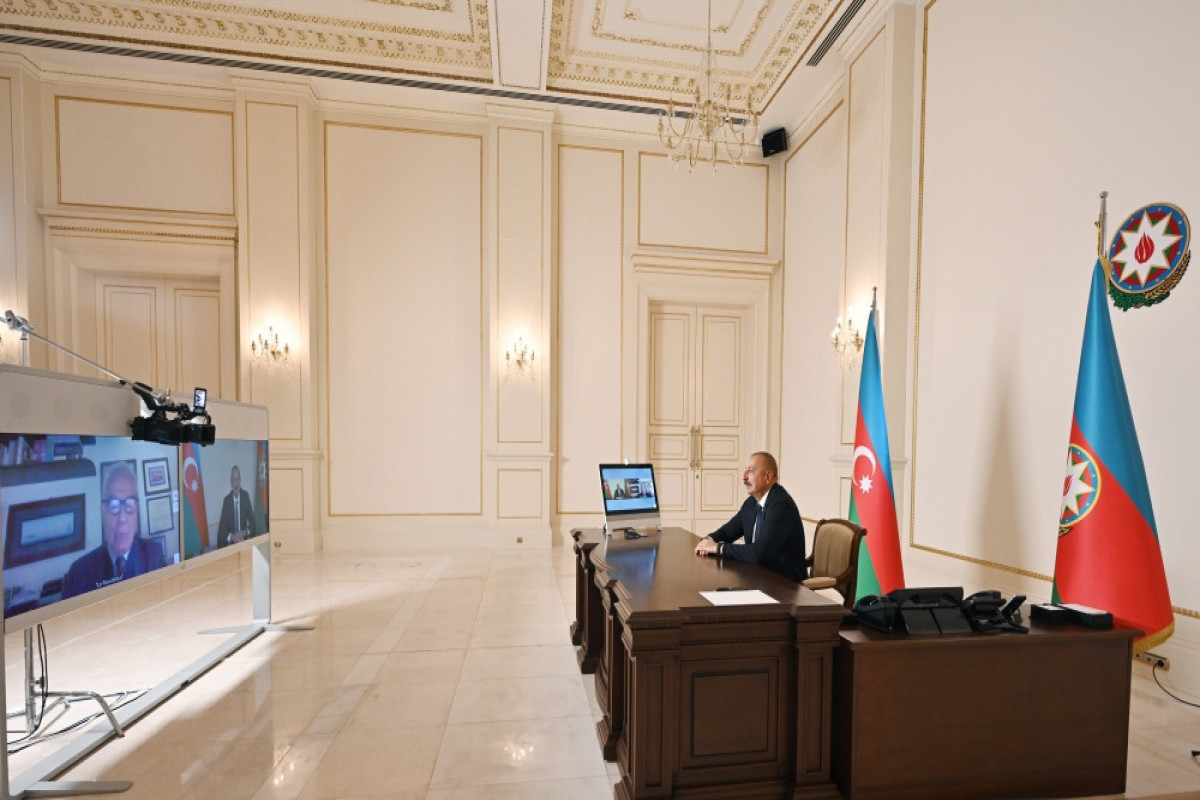President of the Republic of Azerbaijan Ilham Aliyev was interviewed by the Italian La Repubblica newspaper