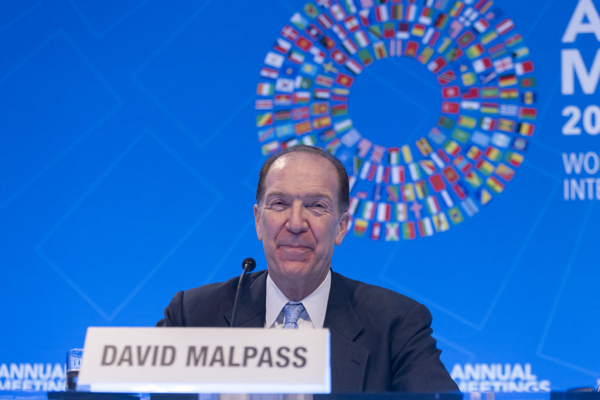 World Bank Group President David Malpass