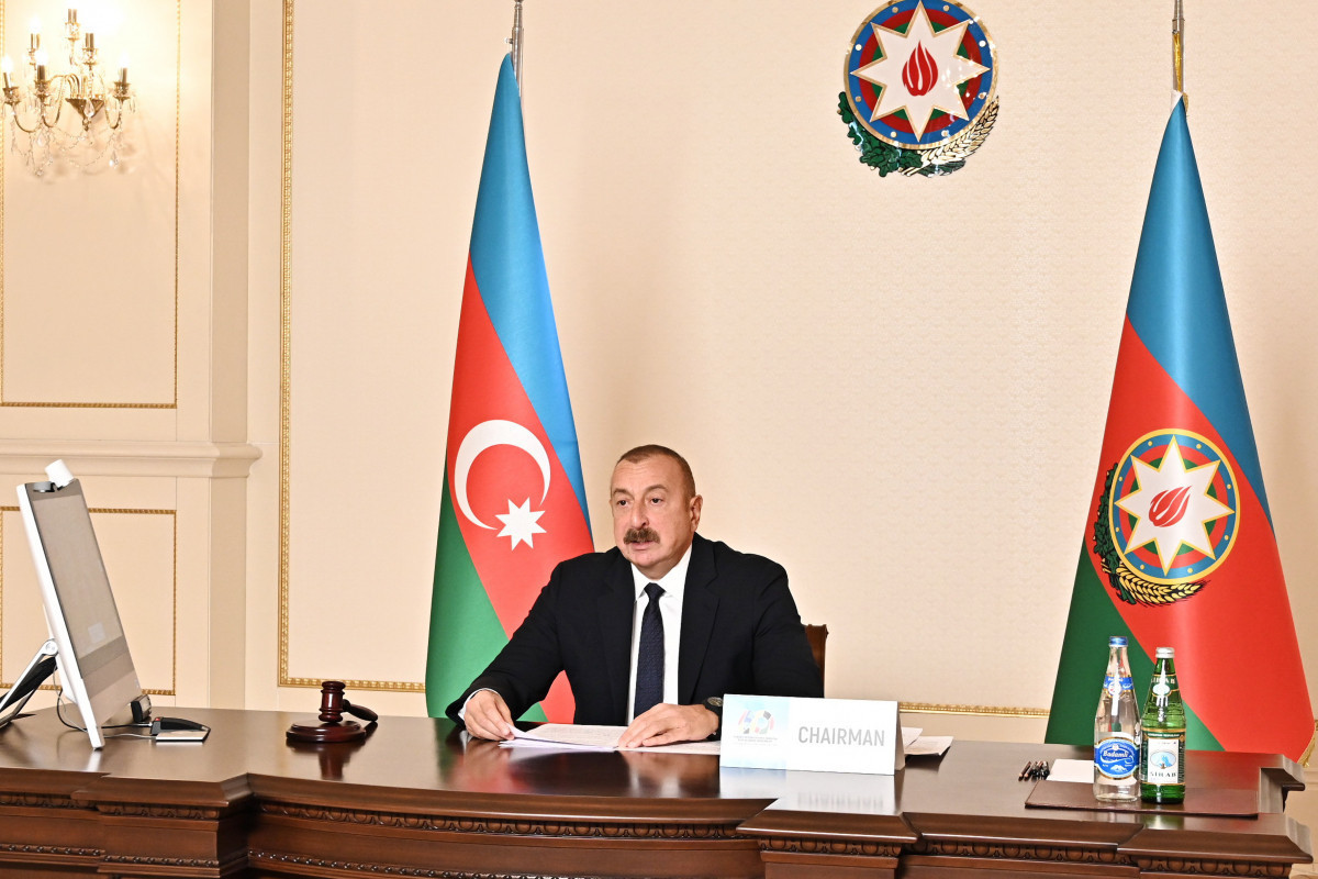 Azerbaijani President Ilham Aliyev