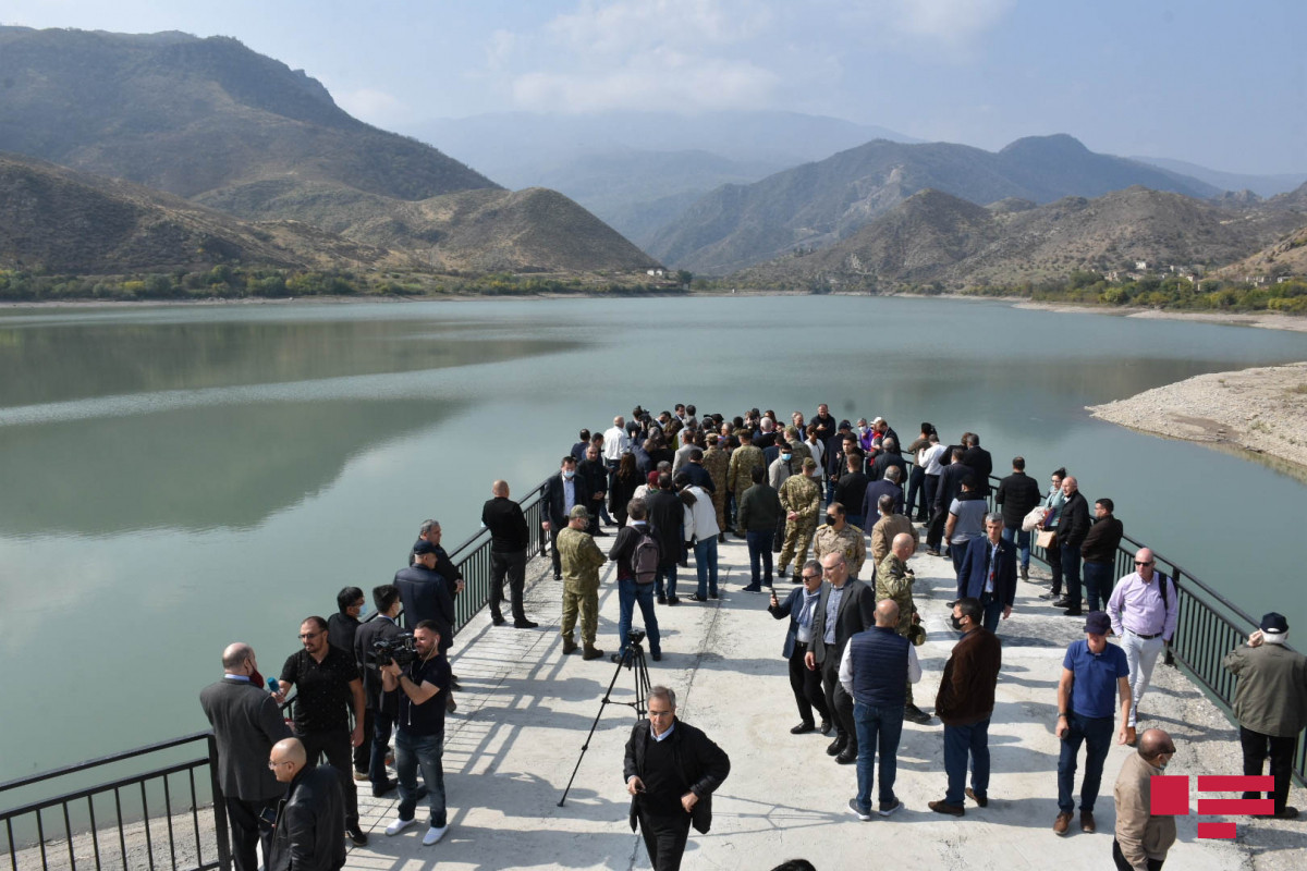 Representatives of diplomatic corps visited Sugovushan water reservoir