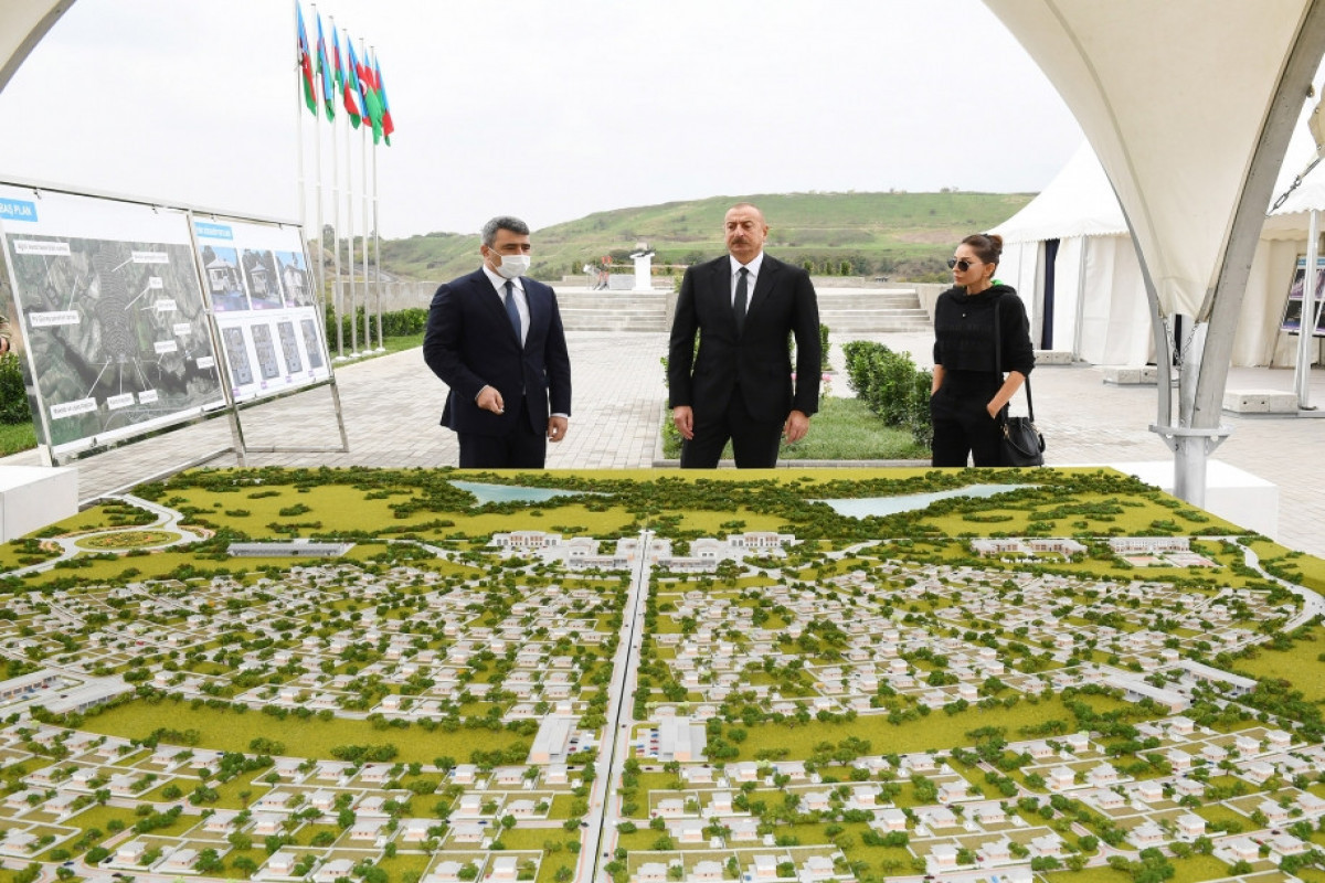 Azerbaijani President laid the foundation stone for new “smart village” in Dovlatyarli village