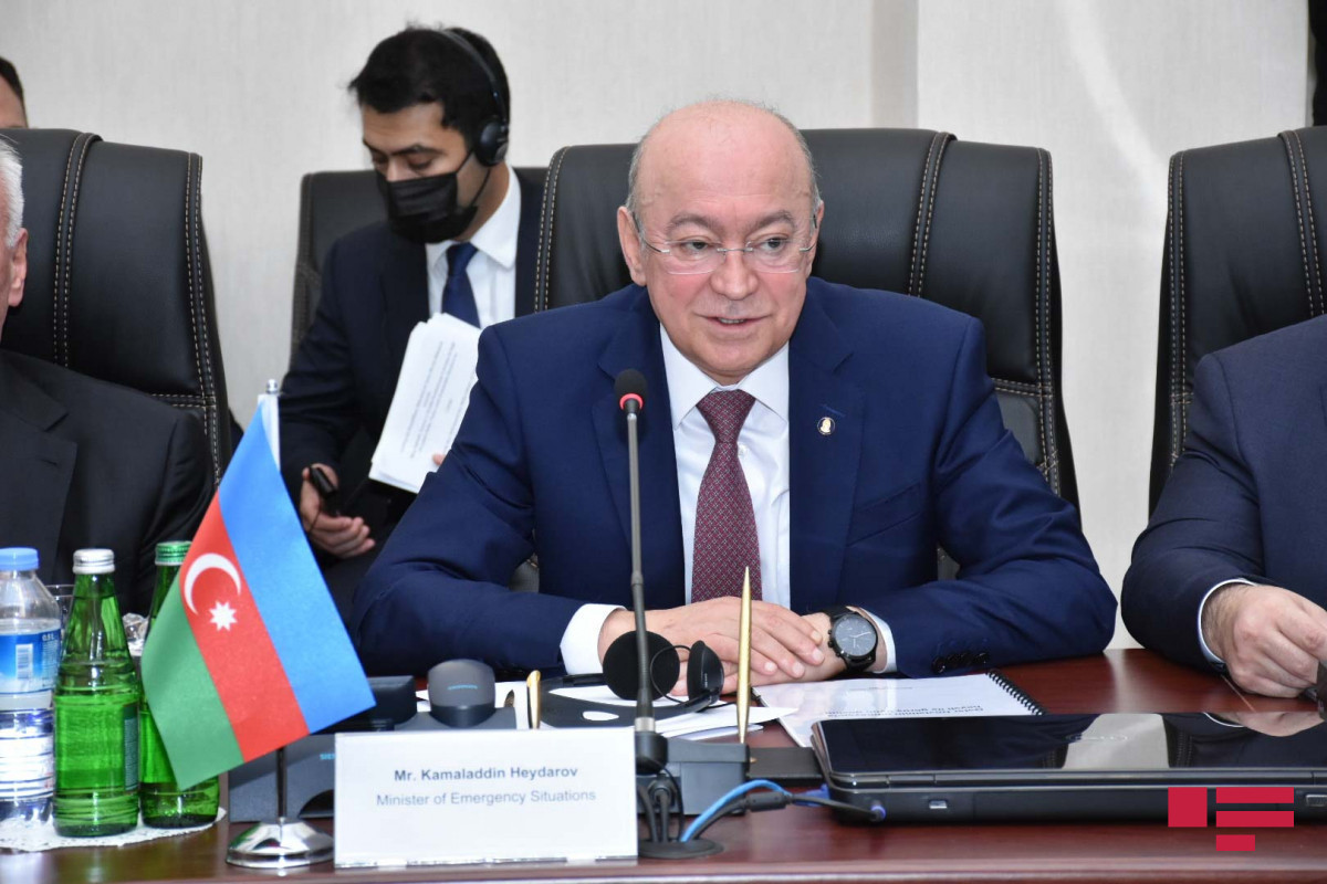 Minister of Emergency Situations, Colonel-General Kamaladdin Heydarov