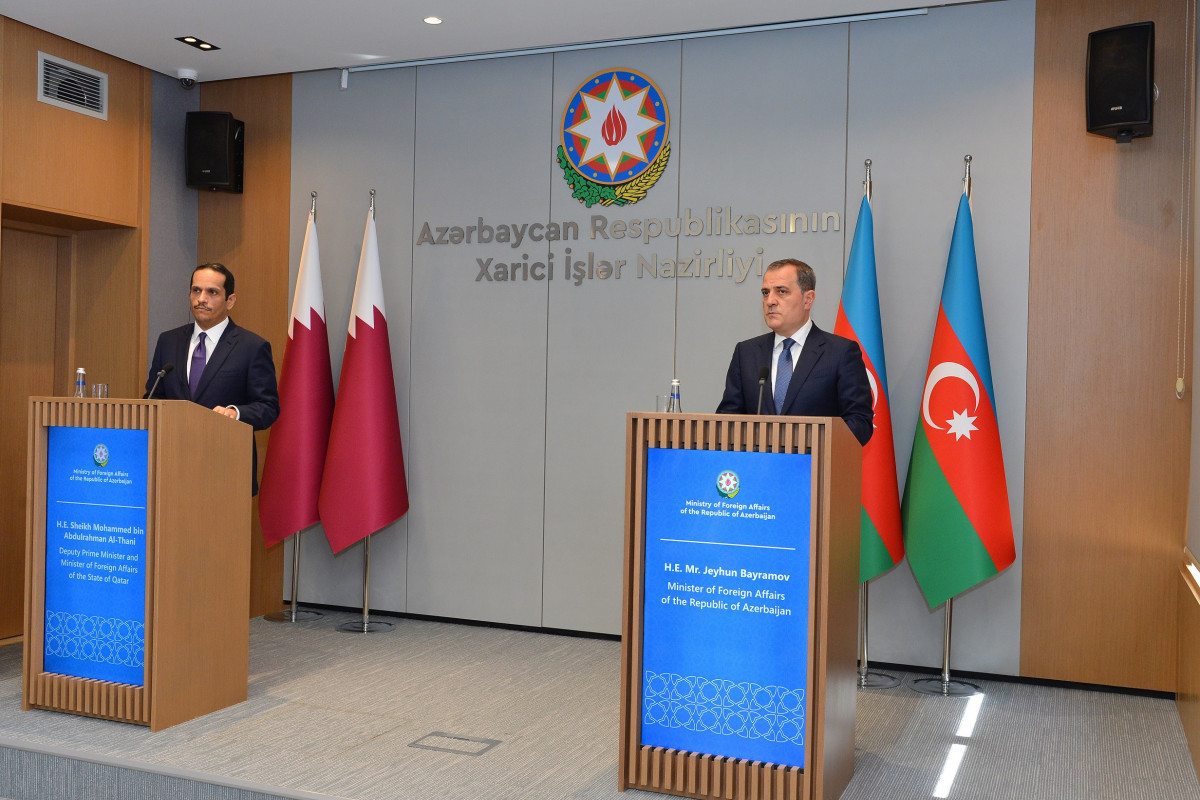 Meeting of Azerbaijan's Foreign Minister and Qatar's Minister of State for Foreign Affairs being held