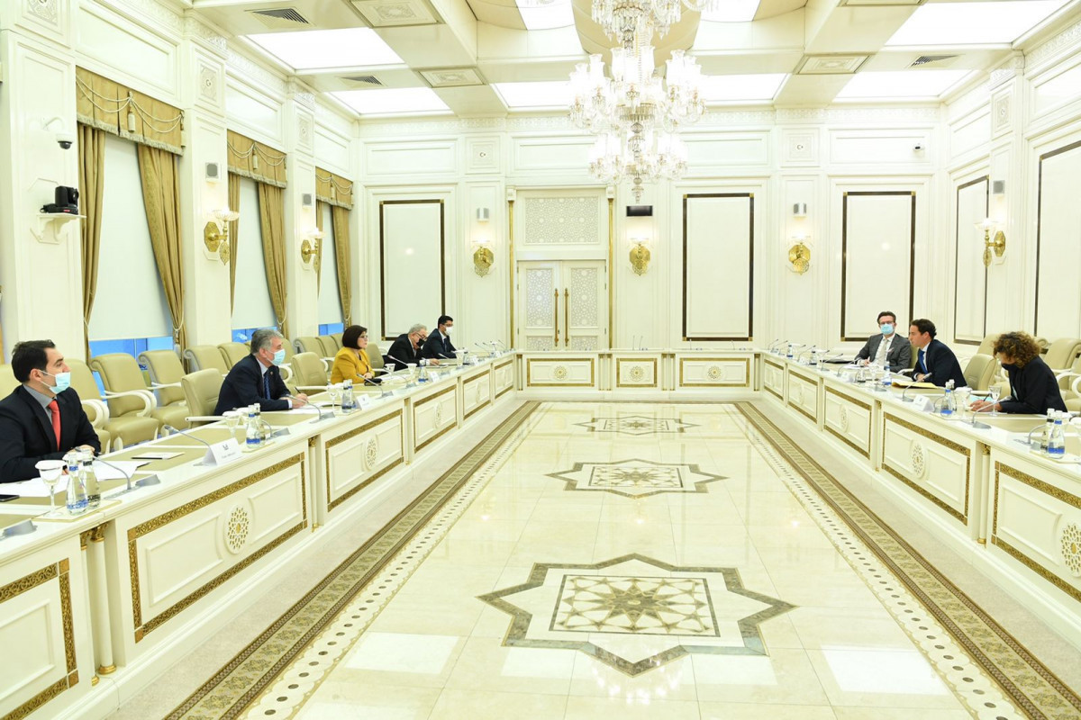 Chair of Milli Majlis Sahiba Gafarova Meets a NATO Delegation