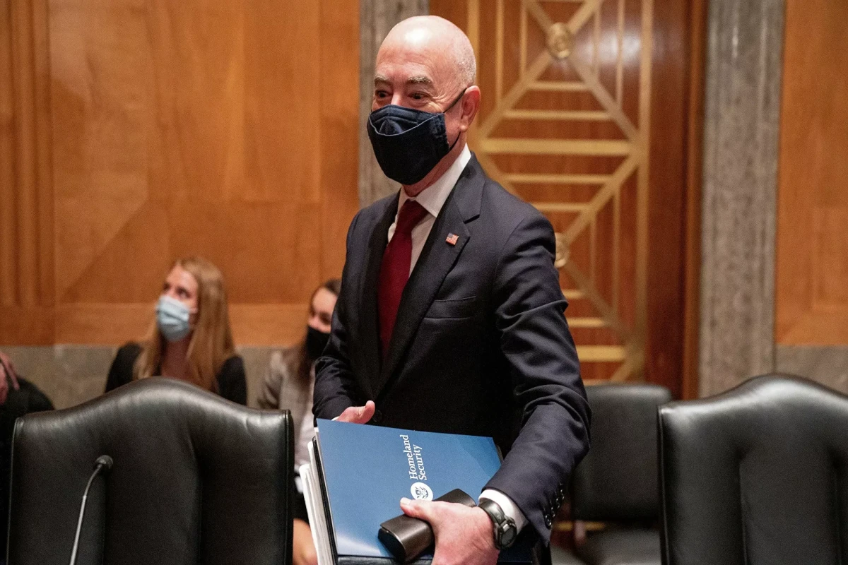 US Secretary of Homeland Security Alejandro Mayorkas