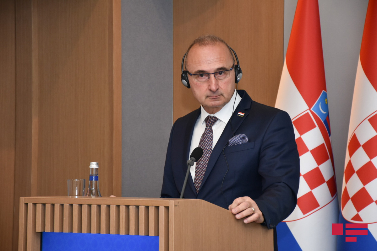 Croatian Minister of Foreign and European Affairs Gordan Grlić-Radman