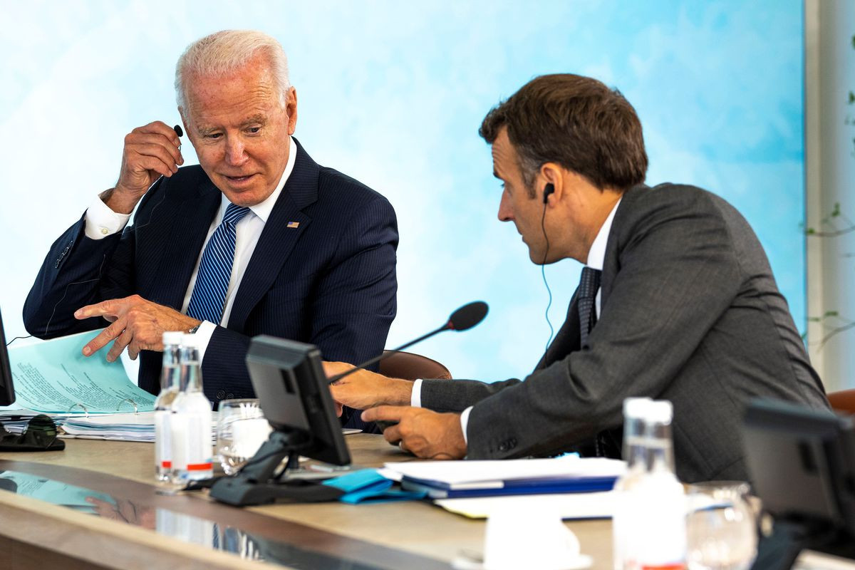Biden, Macron discuss European defense, will meet in Rome -White House
