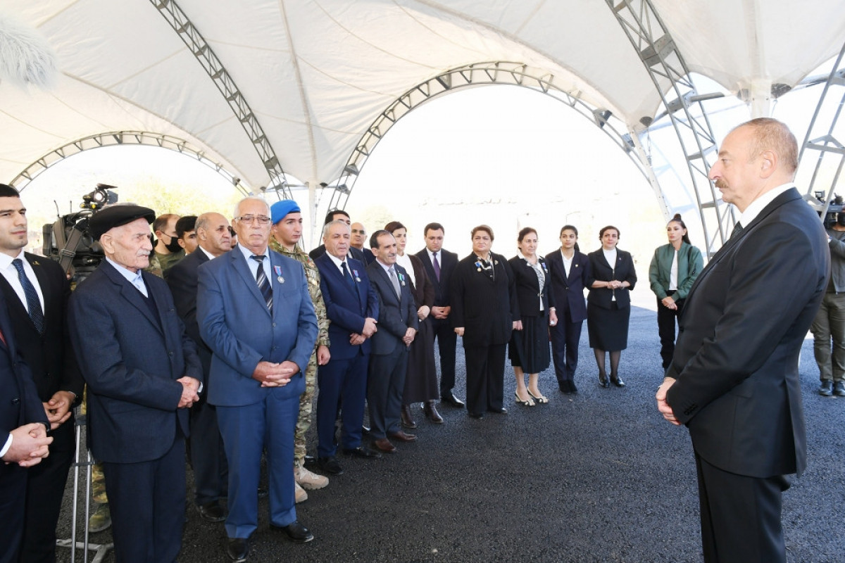 President of Azerbaijan: After many years, we have all experienced the joy of this victory