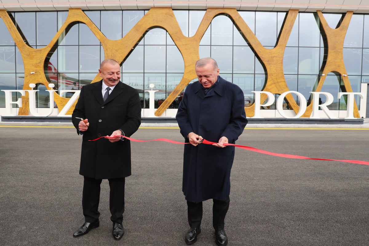 Azerbaijani president Ilham Aliyev,and Turkish President Recep Tayyip Erdogan