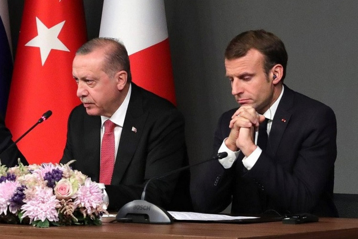 Recep Tayyip Erdogan,   Emmanuel Macron,