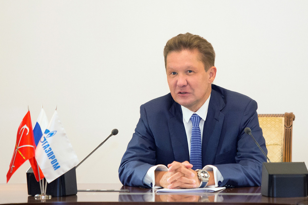 Gasprom CEO Alexei Miller