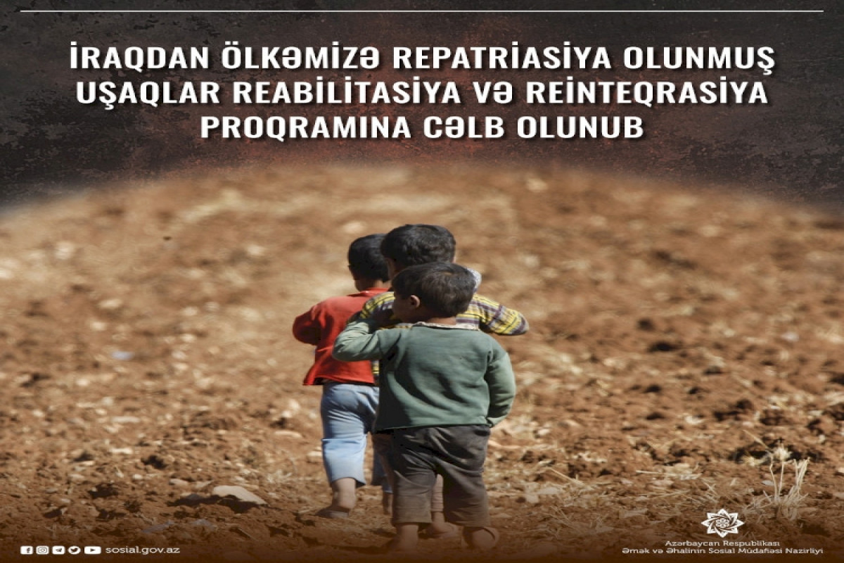 38 children brought from Iraq placed in institutions of the Social Services Agency and Ministry of Health
