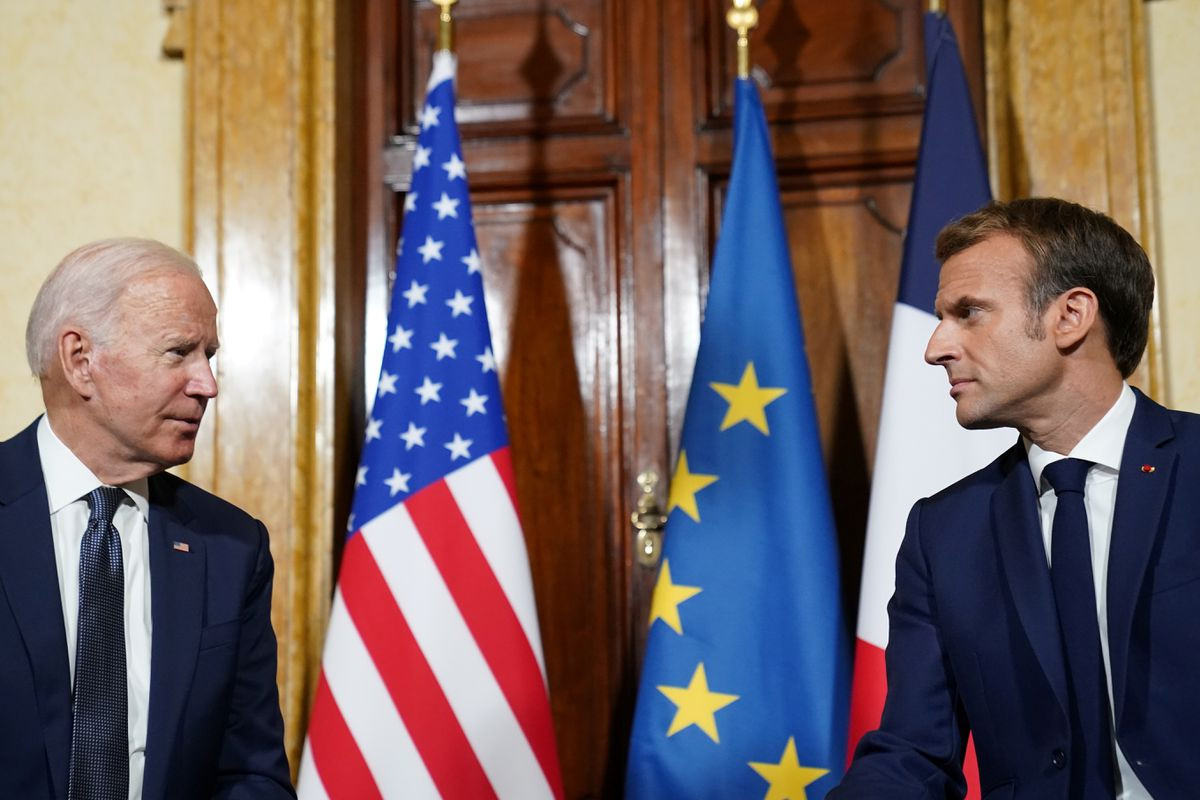 Rebuilding trust with Biden, Macron says 'We must look to the future'