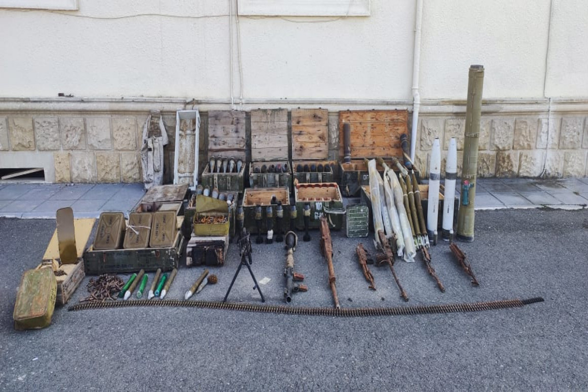 Missile system found in liberated territory from occupation in Fuzuli