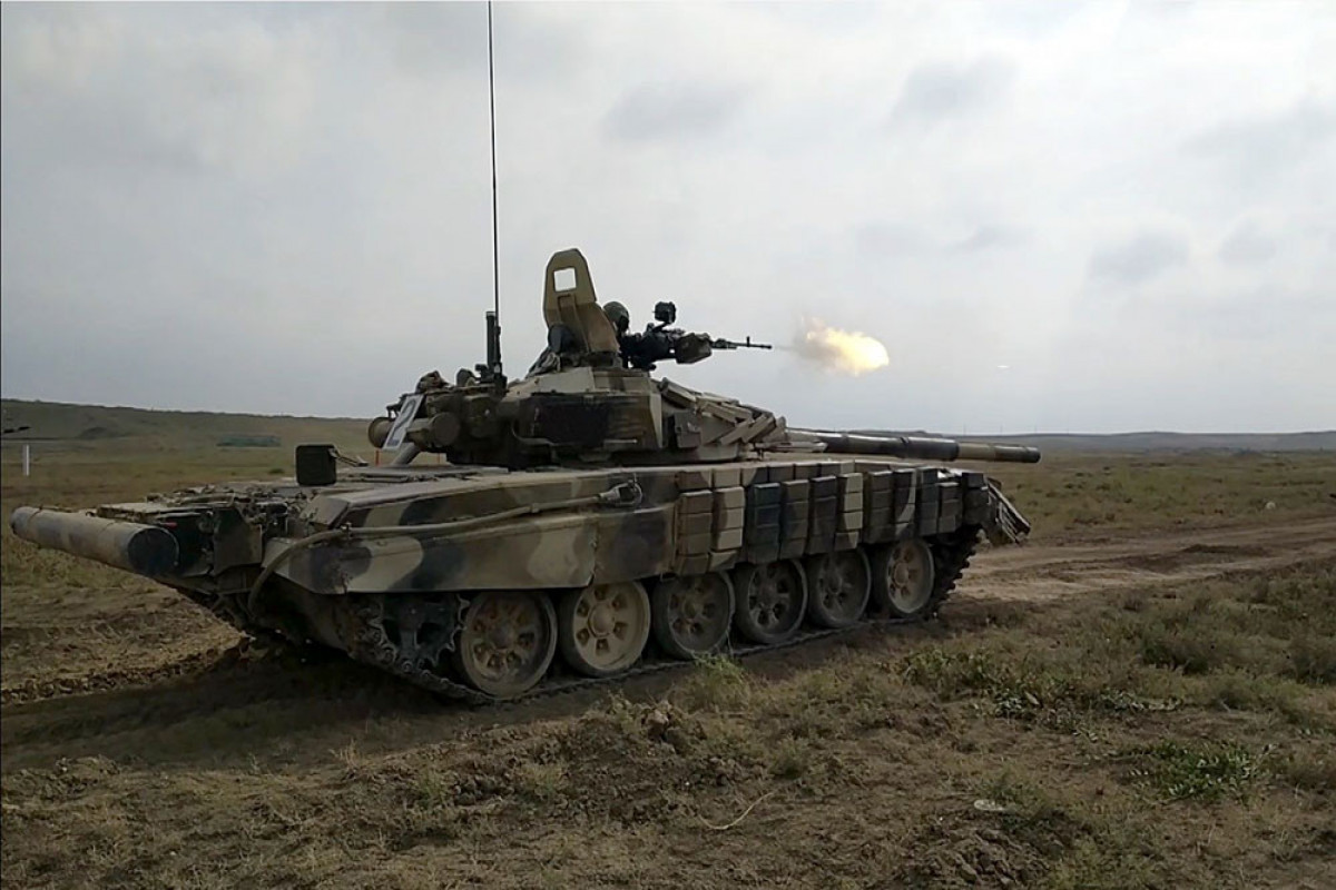Tank units of Azerbaijani Army performed live firing-VIDEO 