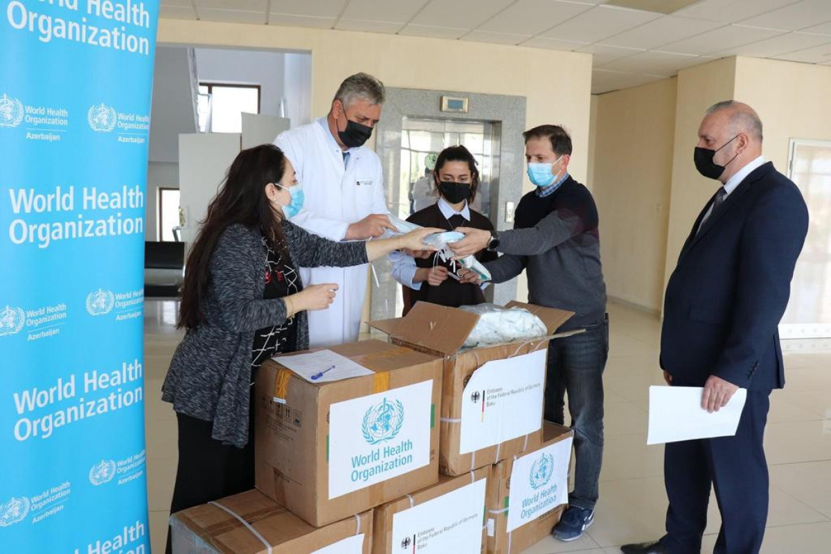 WHO donated 100 thousand medical masks to regional hospitals of Azerbaijan