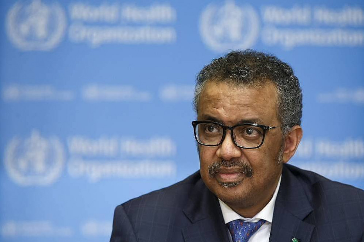 World Health Organization (WHO) Director General Tedros Adhanom Ghebreyesus