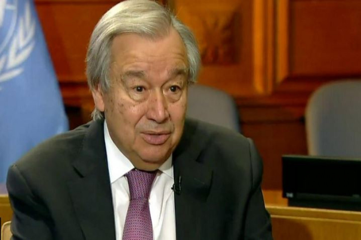 The UN Secretary General António Guterres