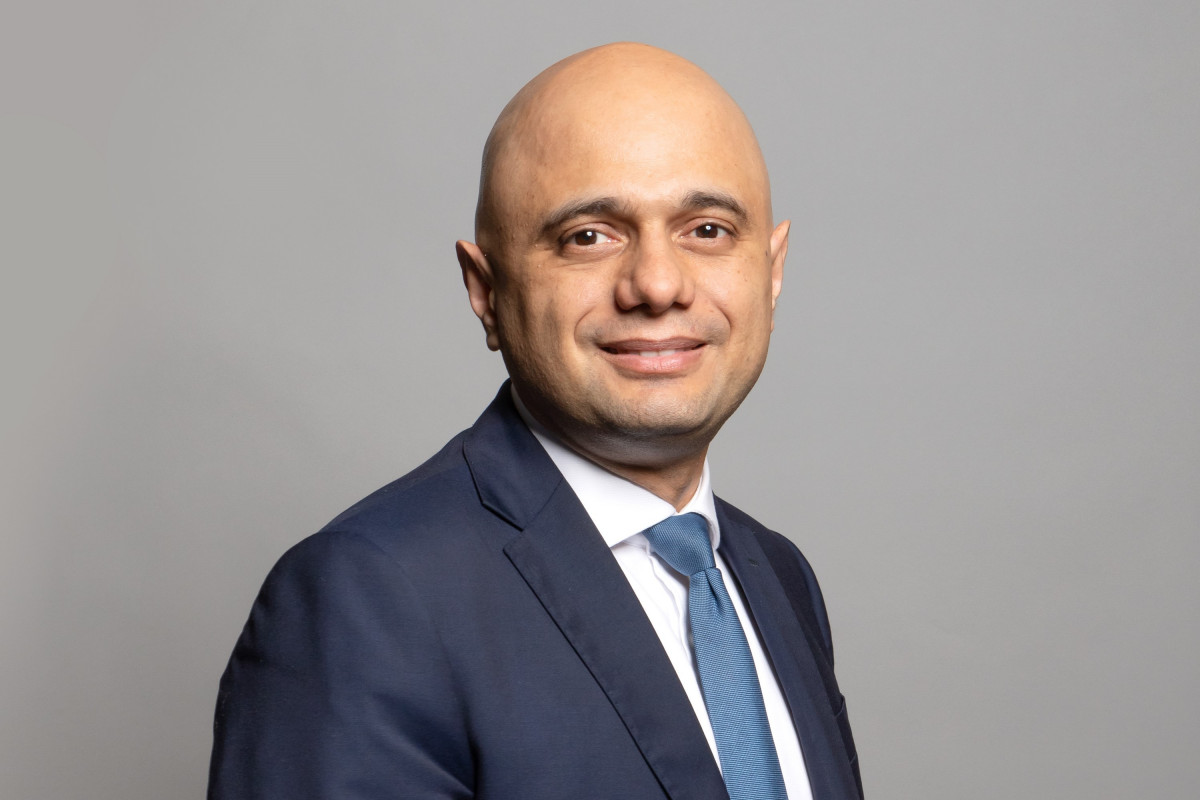 UK’s health secretary Sajid Javid 
