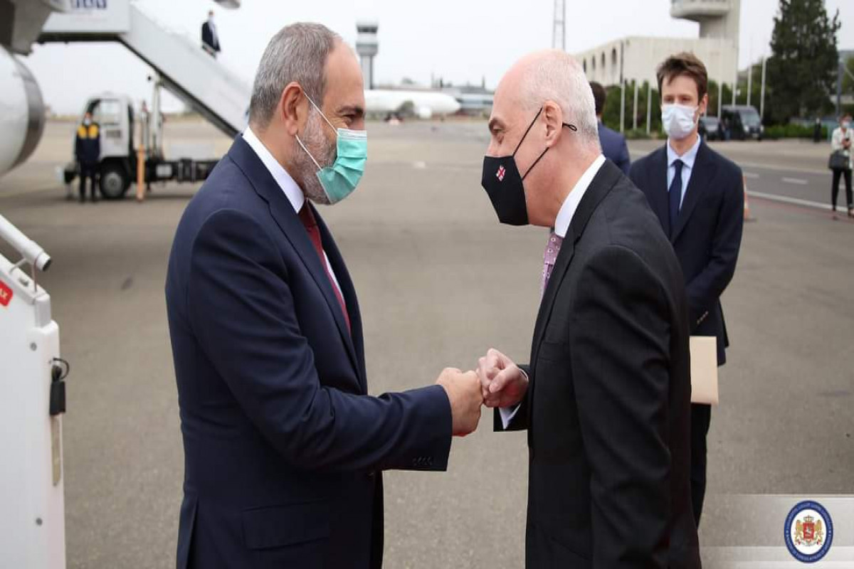 Nikol Pashinyan and Davit Zalkaliani