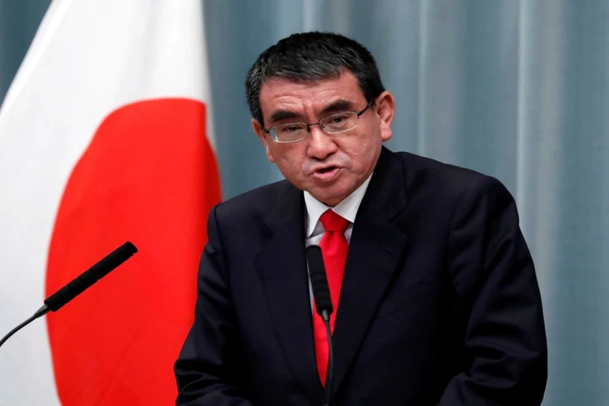 Japan's popular vaccination minister Taro Kono