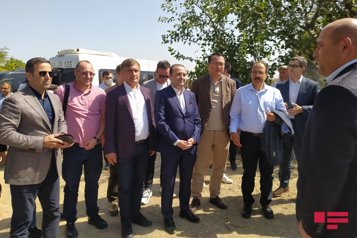   Ministers of Economy of Cooperation Council of Turkic Speaking States visit Palace Complex in Aghdam 