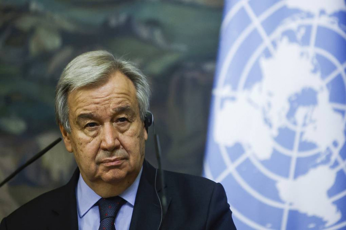 UN Secretary General Antonio Guterres