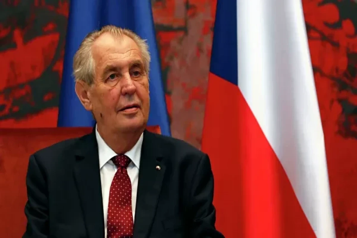 Czech President Milos Zeman