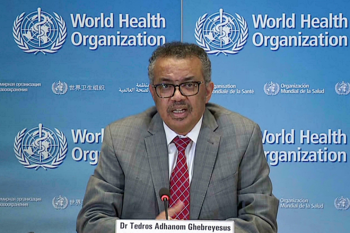 Director-general of the World Health Organization Tedros Adhanom Ghebreyesus