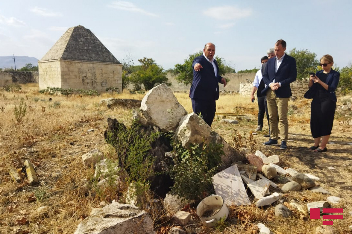 Special representative of EU got acquainted with vandalism acts of Armenians in Imarat complex