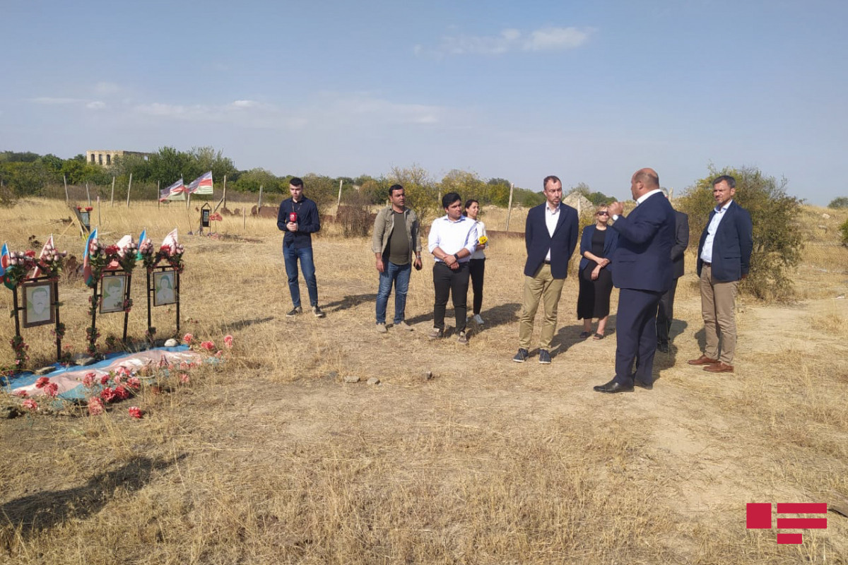EU special representative was informed about vandalism acts conducted by Armenians in Agdam Alley of Martyrs